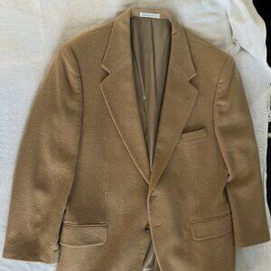 Men’s Camel Hair Blazer 46R (tagged as 44R, measurements closer to 46)